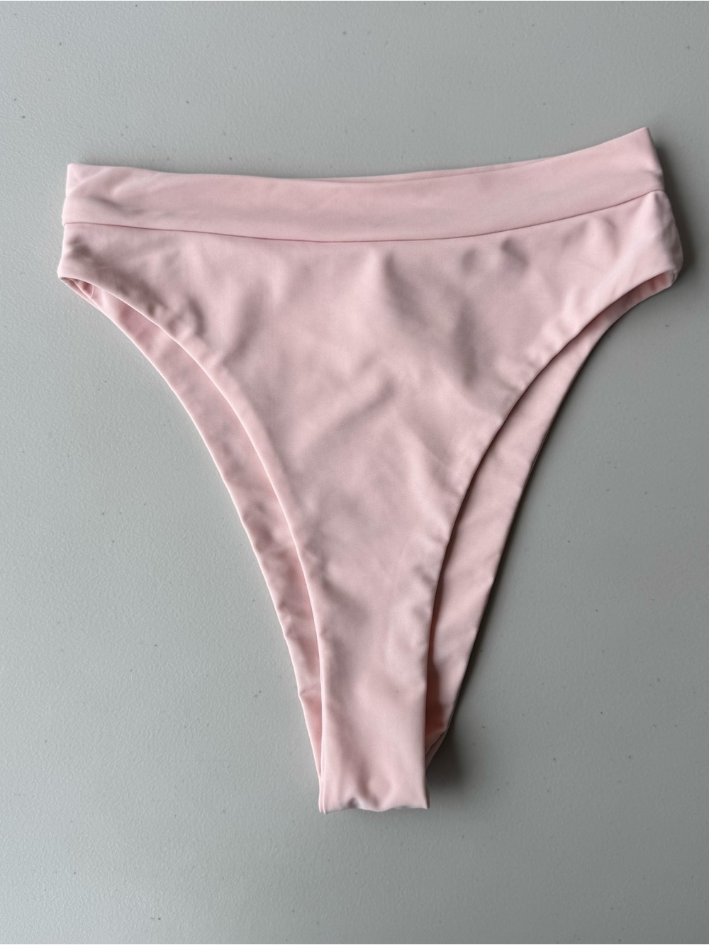 Princess Polly Light Pink High Leg Bikini Bottoms